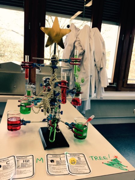 kémia karácsonyfa